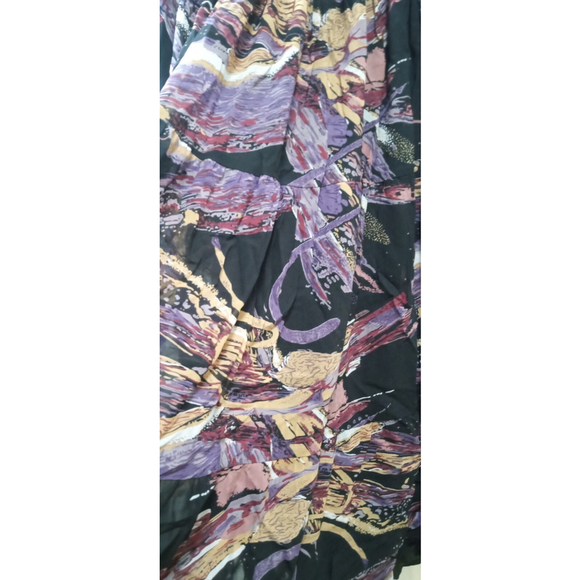 Vintage Bechamel Skirt Womens Sz L Rayon Artsy Geometric Elastic Waist Colorful - Picture 8 of 9